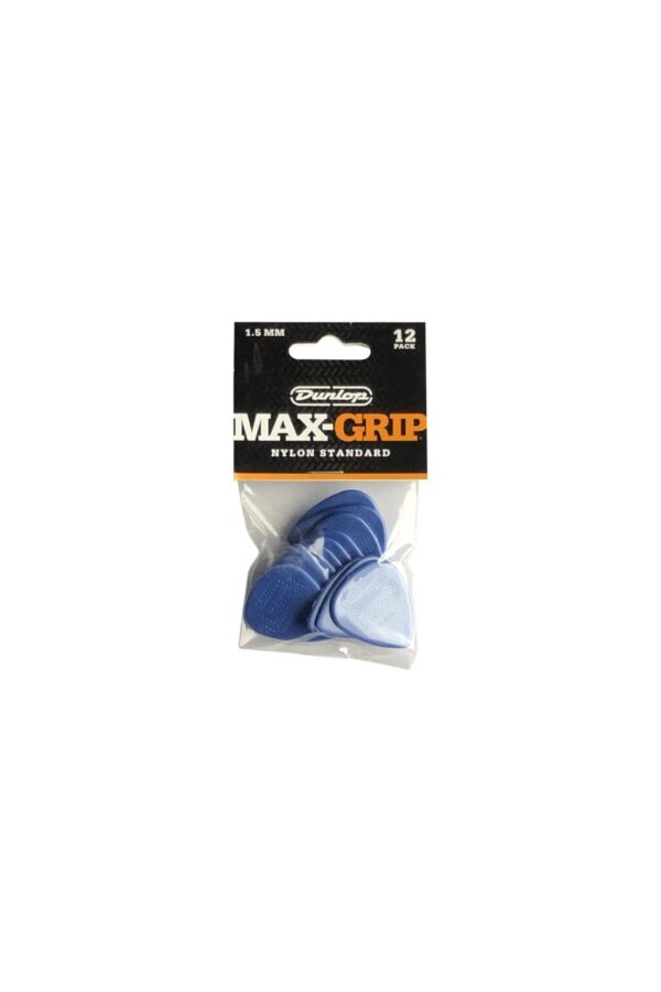 Dunlop max-grip 1,5mm 12 pack nylon standard guitar plektor